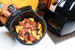 Opção de refeição para diabéticos preparada na airfryer Opção de refeição para diabéticos preparada na airfryer