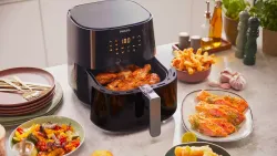 Modelo recente de airfryer Philips Walita com tecnologia avançada Modelo recente de airfryer Philips Walita com tecnologia avançada