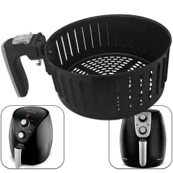 Modelo recente de airfryer Mondial com cesta removível Modelo recente de airfryer Mondial com cesta removível