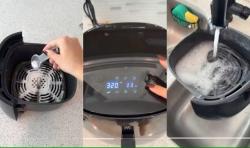 Utensílios adequados vs. inadequados para limpeza de airfryer Utensílios adequados vs. inadequados para limpeza de airfryer