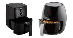 Diferença entre controles digitais e analógicos em airfryers Diferença entre controles digitais e analógicos em airfryers