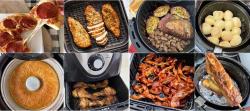 Versatilidade de receitas possíveis em airfryers grandes Versatilidade de receitas possíveis em airfryers grandes