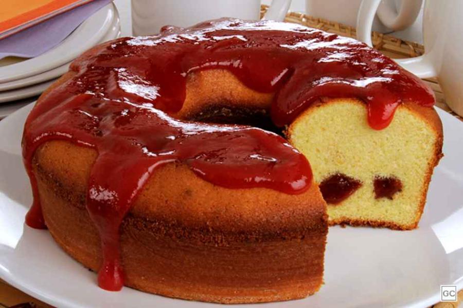 Bolo de Fubá com Goiabada Cremoso | Sabor da Vovó
