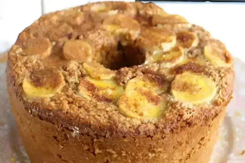 Bolo Fit de Banana com Aveia | Café da Manhã Saudável