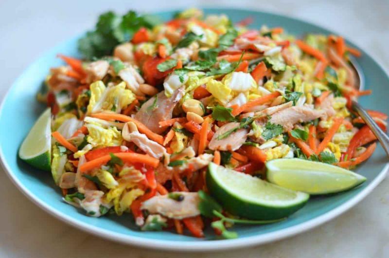 Salada de Frango com Cenoura | Refeição Leve e Prática