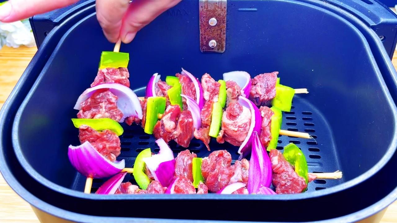 Espetinho de Legumes Coloridos na Airfryer: Churrasco Vegetariano em Casa