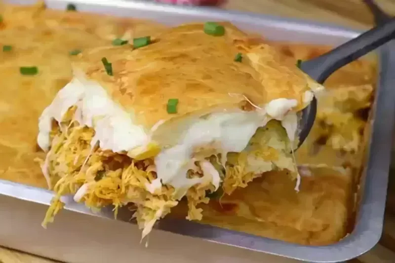 Torta de Frango no Liquidificador | Massa Cremosa Fácil