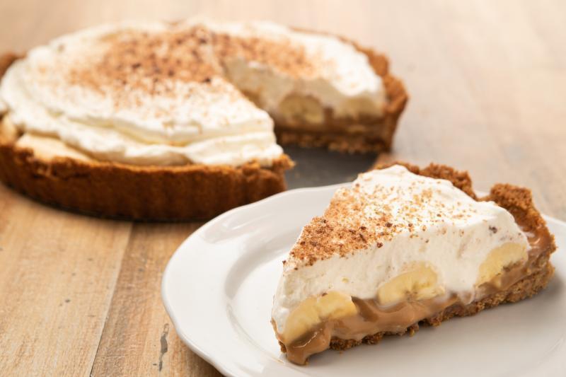 Banoffee Fácil e Rápida | Torta com Doce de Leite e Banana