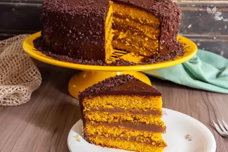 Bolo de Cenoura com Brigadeiro Cremoso | Melhor Receita