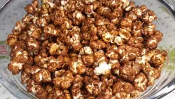 Pipoca Gourmet com Chocolate Crocante | Lanche Rápido