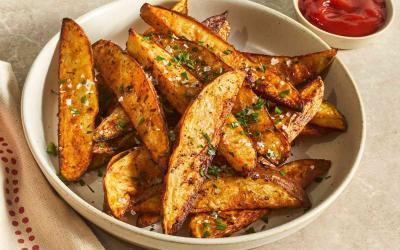 Batata Rústica Crocante na Airfryer | Aperitivo Perfeito