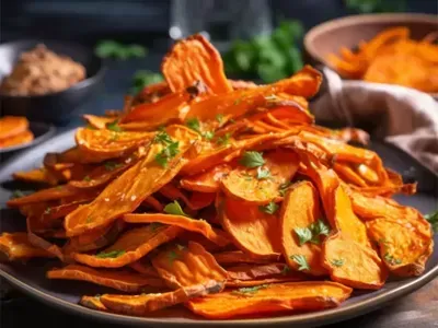 Lascas de Cenoura Crocantes na Airfryer | Chips Saudáveis