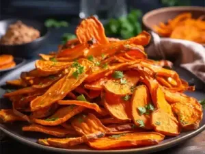 Receita de Lascas de Cenoura Crocantes na Airfryer | Chips Saudáveis