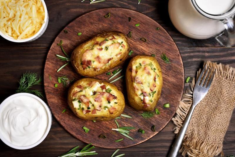 Batata Rústica Recheada na Airfryer | Aperitivo Especial