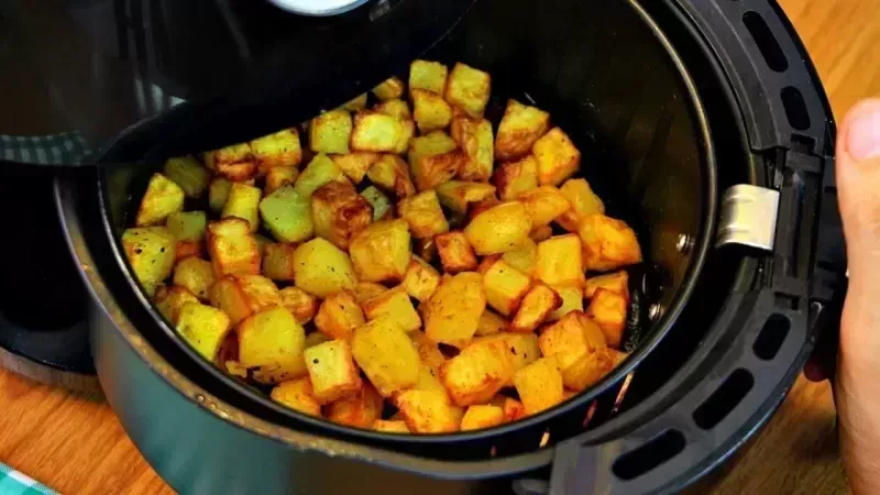 Batata-doce com Parmesão na Airfryer | Acompanhamento
