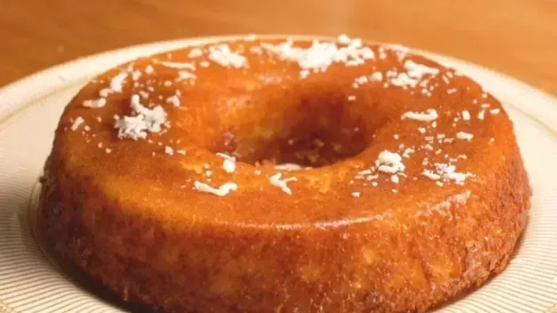 Bolo de Fubá Cremoso na Airfryer | Receita da Vovó