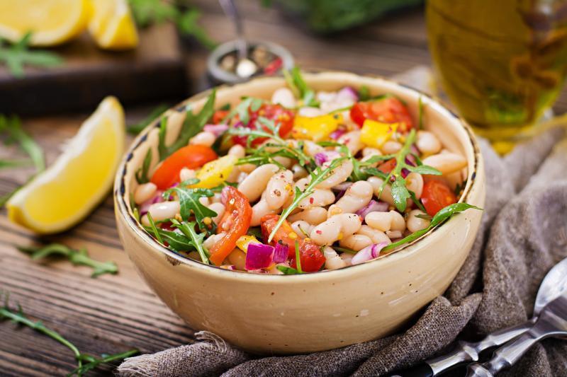 Vinagrete de Feijão Fradinho | Salada para Churrasco