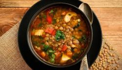 Sopa de Lentilha com Especiarias | Prato Vegetariano