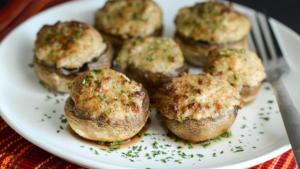 Receita de Cogumelos Recheados na Airfryer: Receita Vegana Rica em Proteínas