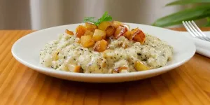 Receita de Risoto de Gorgonzola na Pressão | Preparo Rápido