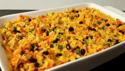 Arroz de Natal com Frutas Secas | Acompanhamento Festivo