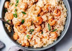 Arroz Cremoso de Camarão | Prato Especial de Frutos do Mar