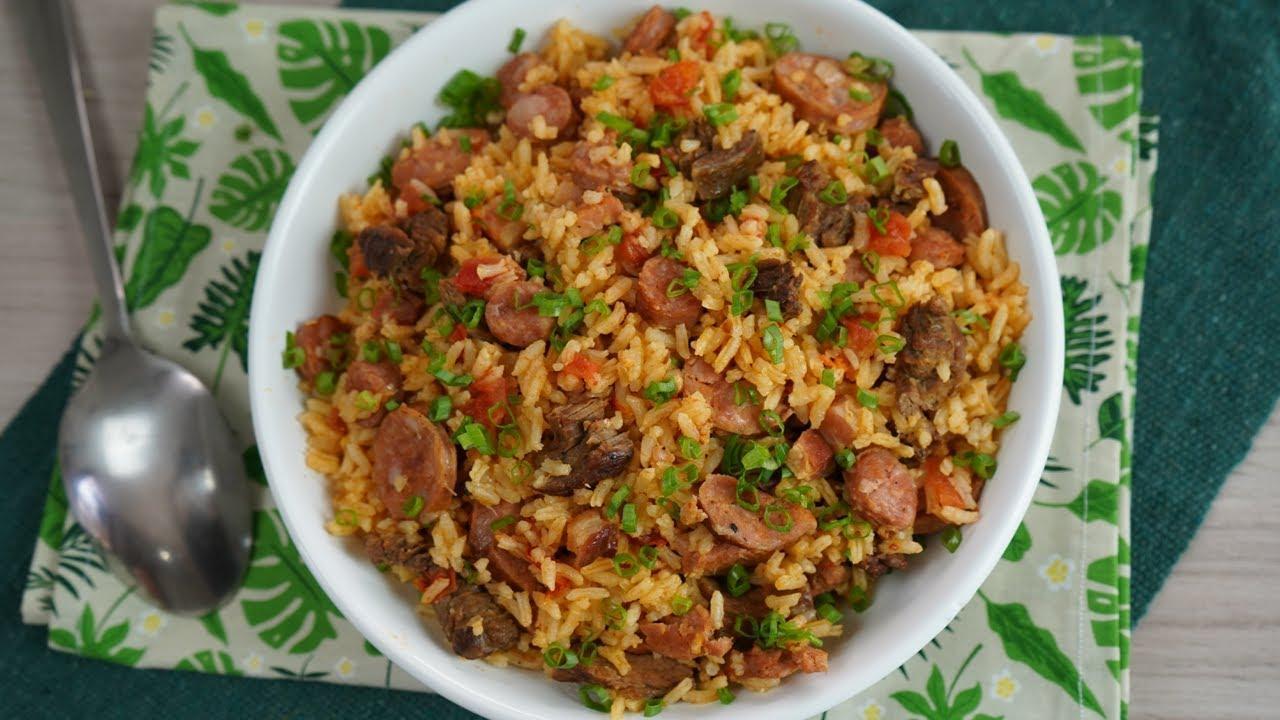 Arroz com Sobras de Churrasco | Receita Zero Desperdício