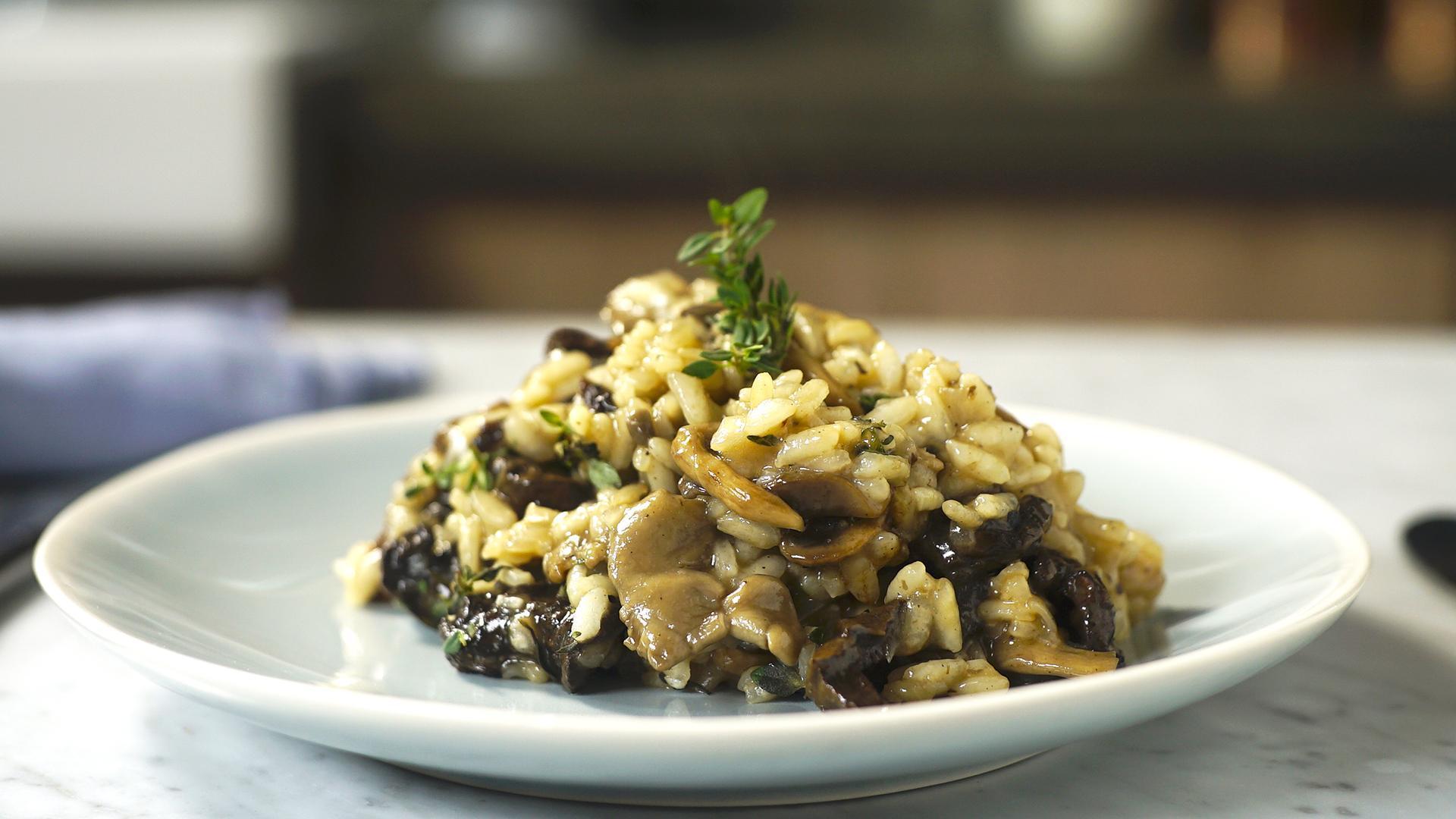 Risoto de Funghi Secchi Cremoso | Receita Italiana