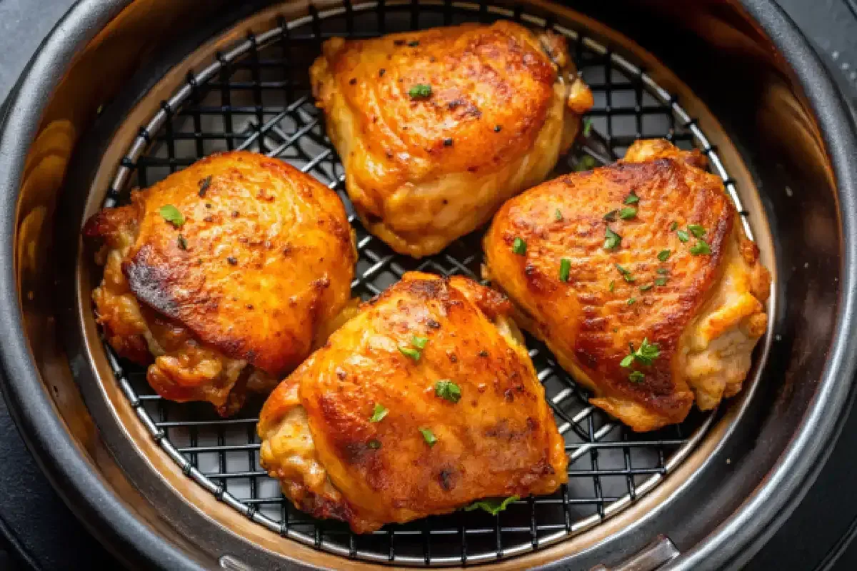Sobrecoxa de Frango Temperada na Airfryer: Receita Fácil com Marinada Especial