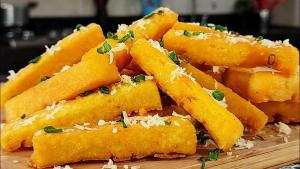 Receita de Polenta Frita Crocante na Airfryer: Como Fazer a Receita Italiana Sem Óleo
