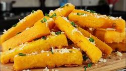 Polenta Frita Crocante na Airfryer Polenta Frita Crocante na Airfryer