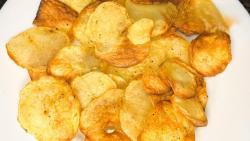 Batata Chips Caseira na Airfryer Batata Chips Caseira na Airfryer
