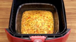 Receita de Omelete Fofa sem Virar na Airfryer: Receita Prática para Café da Manhã