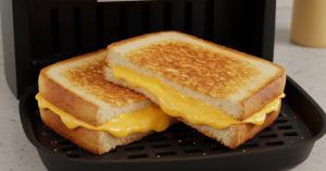 Receita de Sanduíche Natural Gratinado na Airfryer: Lanche Rápido e Nutritivo