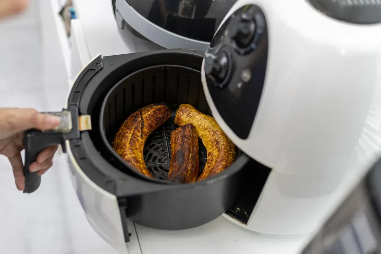Banana com Canela e Açúcar na Airfryer: Sobremesa Fit em 13 Minutos