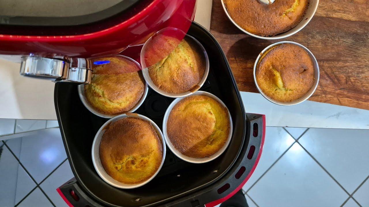 Cupcake Fofinho na Airfryer: Receita Básica que Sempre Dá Certo