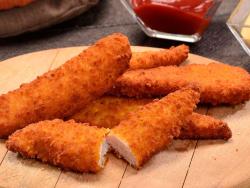 Frango à Milanesa Sequinho na Airfryer Frango à Milanesa Sequinho na Airfryer