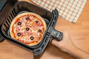 Receita de Como Fazer Pizza Margherita na Airfryer: Massa Fina, Crocante e Rápida em 10 Minutos