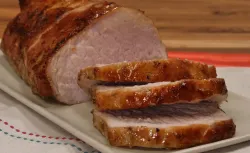 Lombo de Porco Assado na Airfryer Lombo de Porco Assado na Airfryer