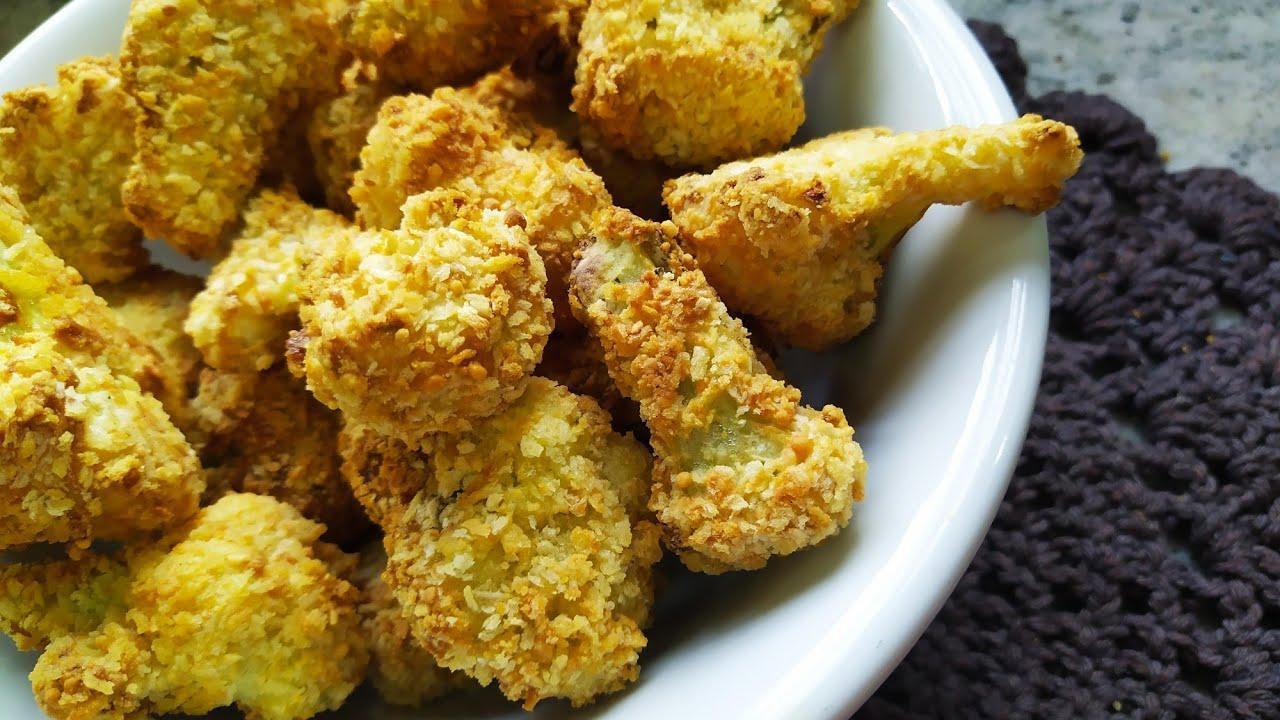 Couve-flor Empanada Crocante na Airfryer: Versão Saudável do KFC Vegano