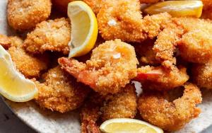 Receita de Camarão Empanado Gigante na Airfryer: Receita de Restaurante em Casa