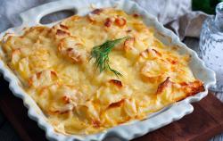 Gratinado de Batata com Queijo na Airfryer Gratinado de Batata com Queijo na Airfryer